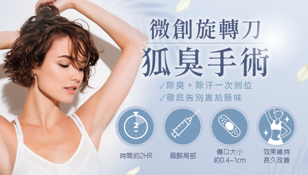Read more about the article 微創旋轉刀狐臭手術